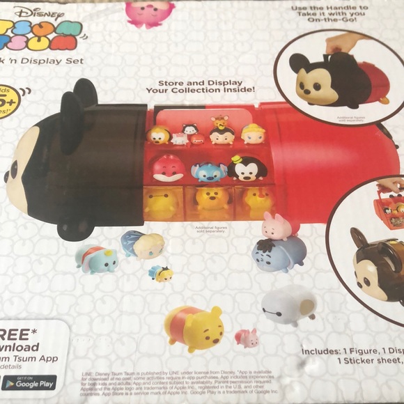 Disney | Toys | Stack N Display Set Tsum Tsum Disney 5 Pieces New Ages ...